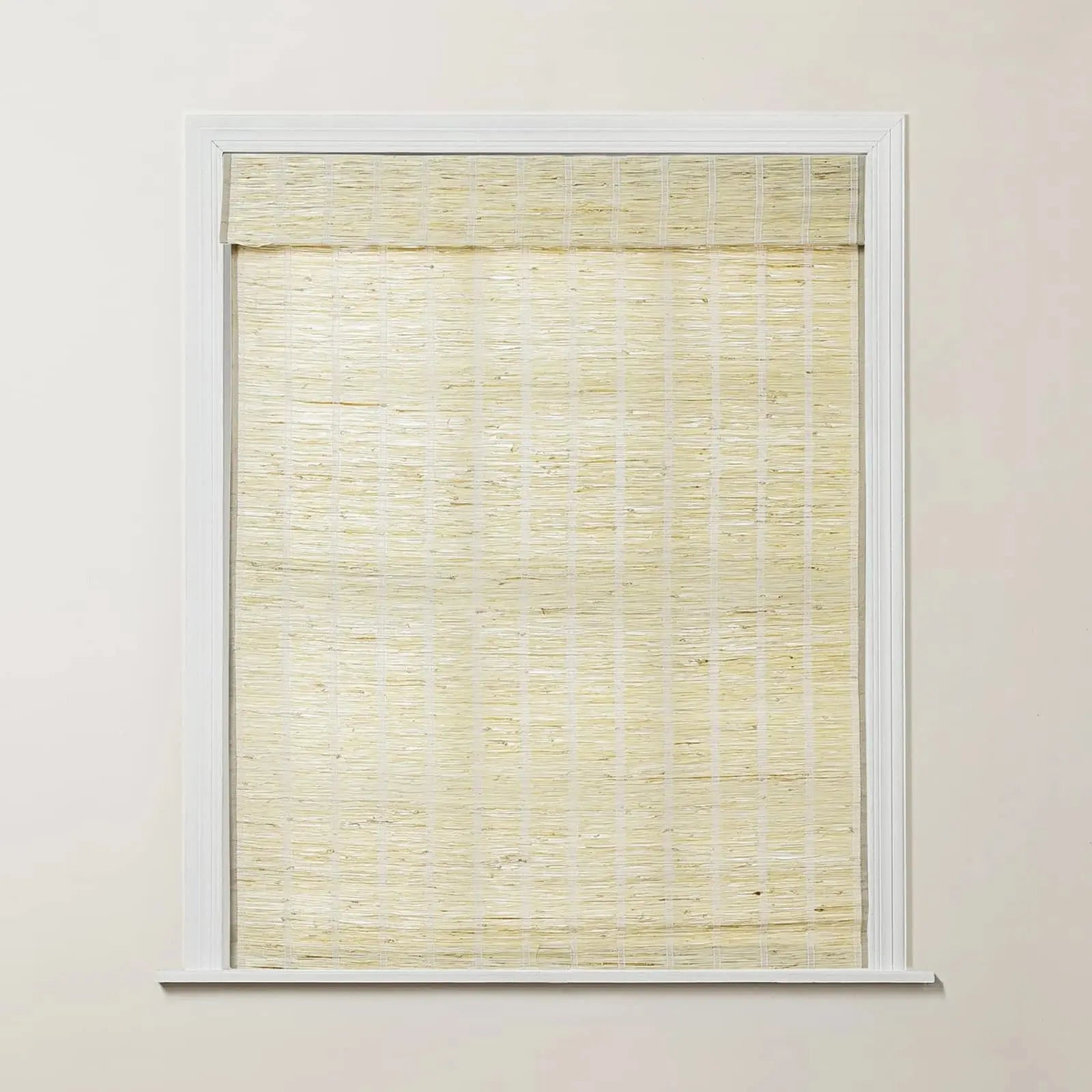Rae Natural Ramie Jute Woven Wood Shades - Series M -TWOPAGES CURTAINS