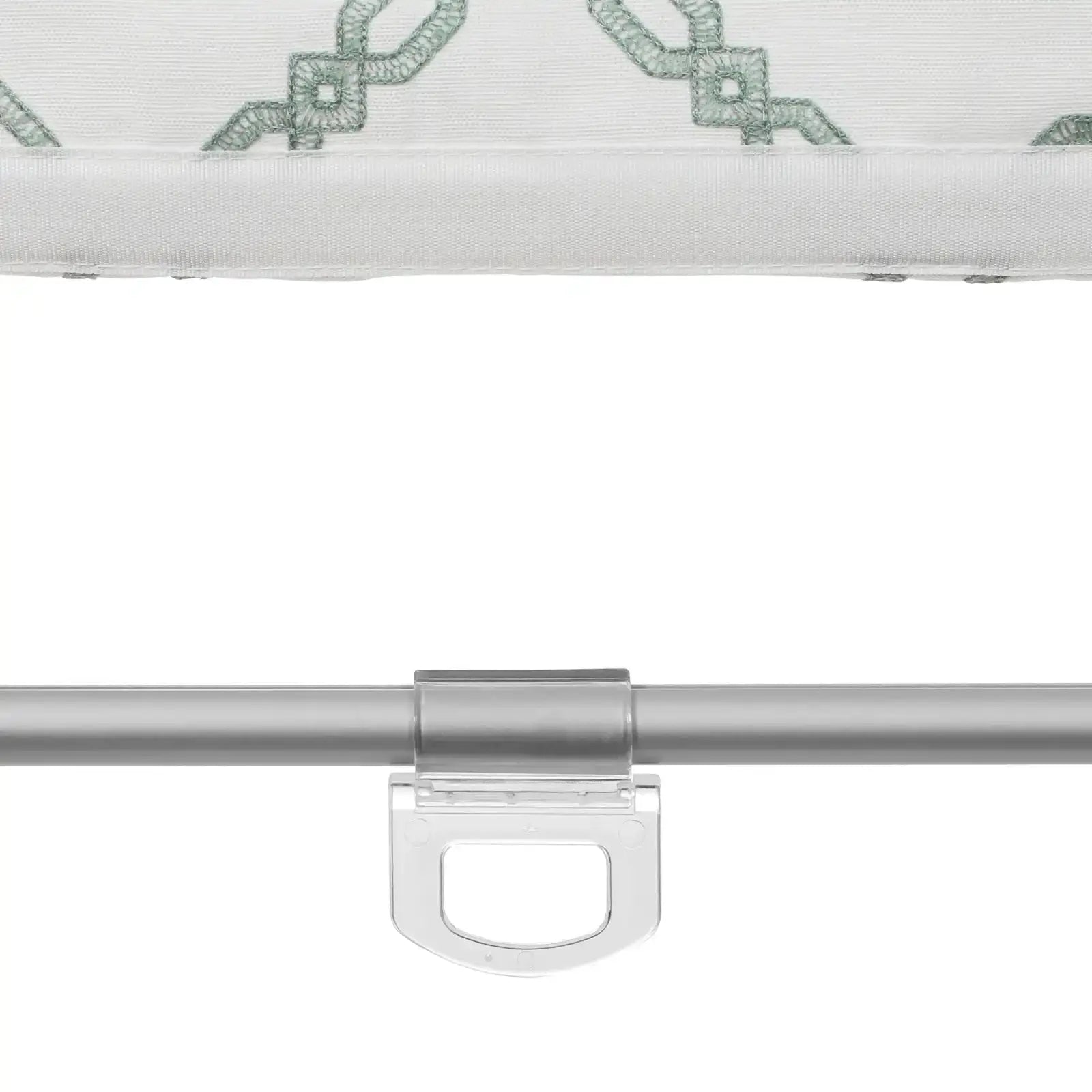 Linnea Linen Cotton Embroidered Roman Shade Cordless -TWOPAGES