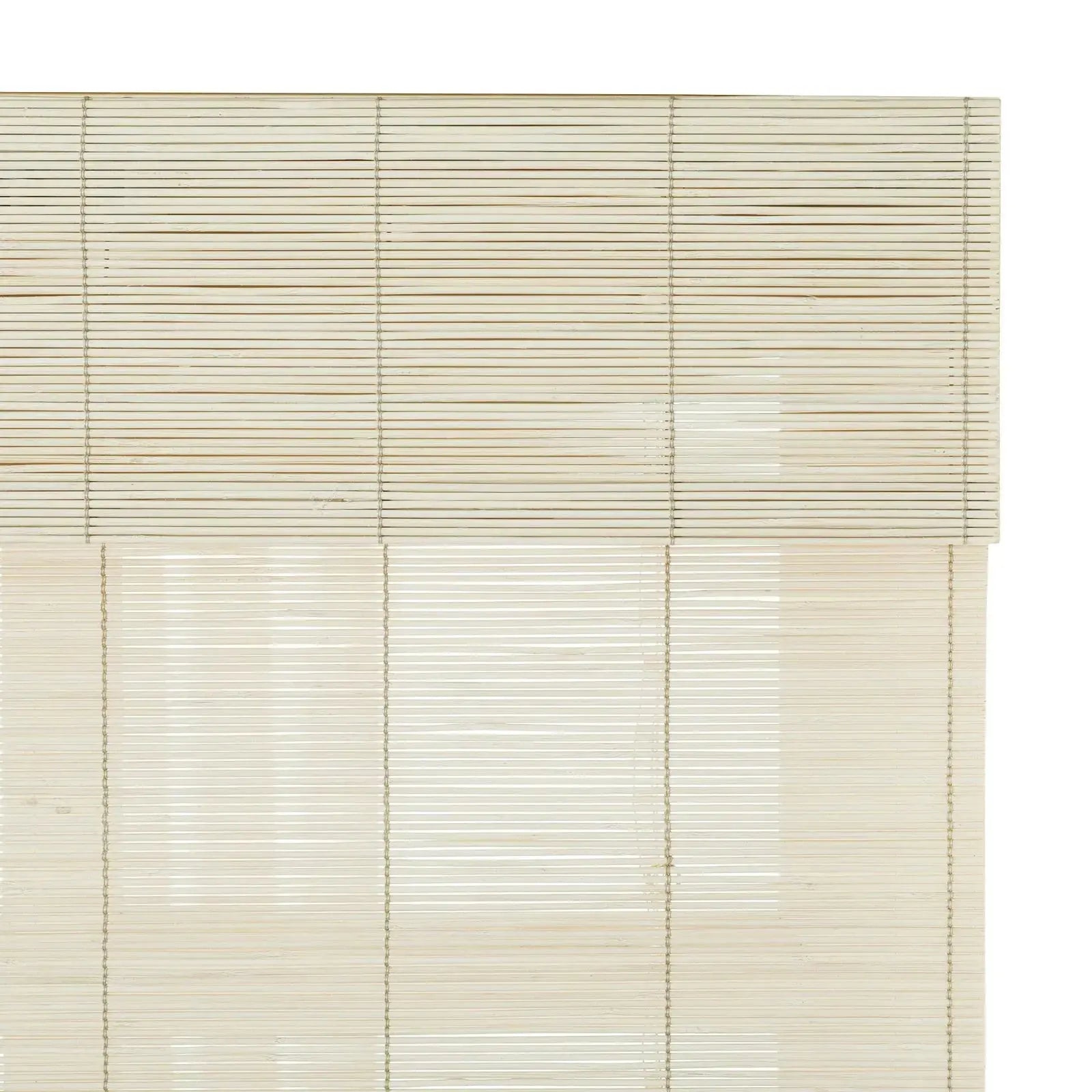 Sybil Bamboo Roman Shade - Sand Beige TWOPAGES CURTAINS