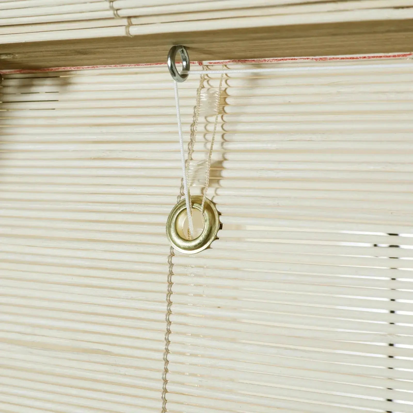 Sybil Bamboo Roman Shade - Sand Beige TWOPAGES CURTAINS