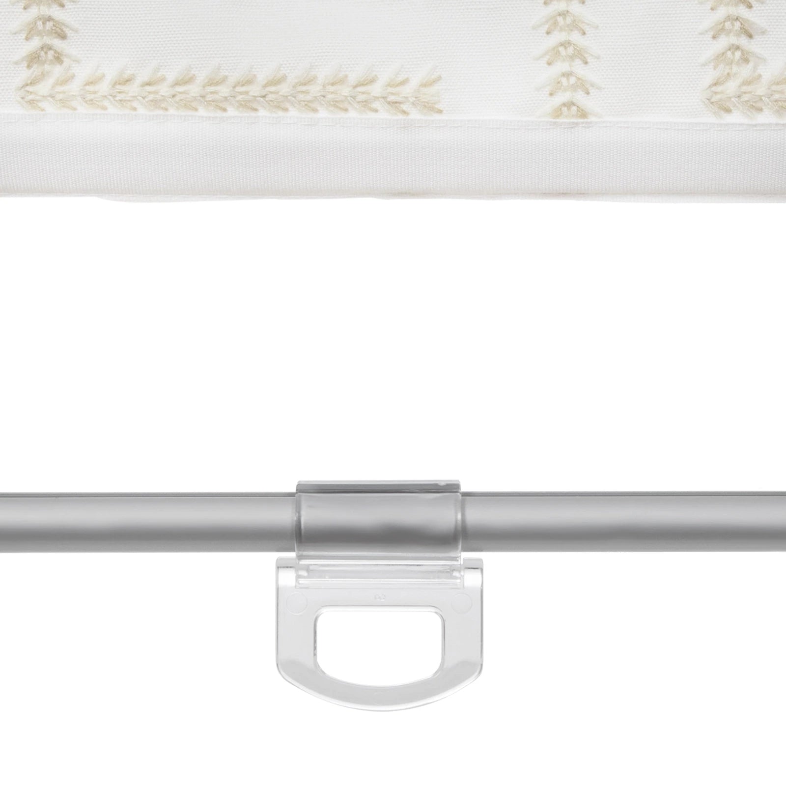 Linnea Linen Cotton Embroidered Roman Shade Cordless -TWOPAGES