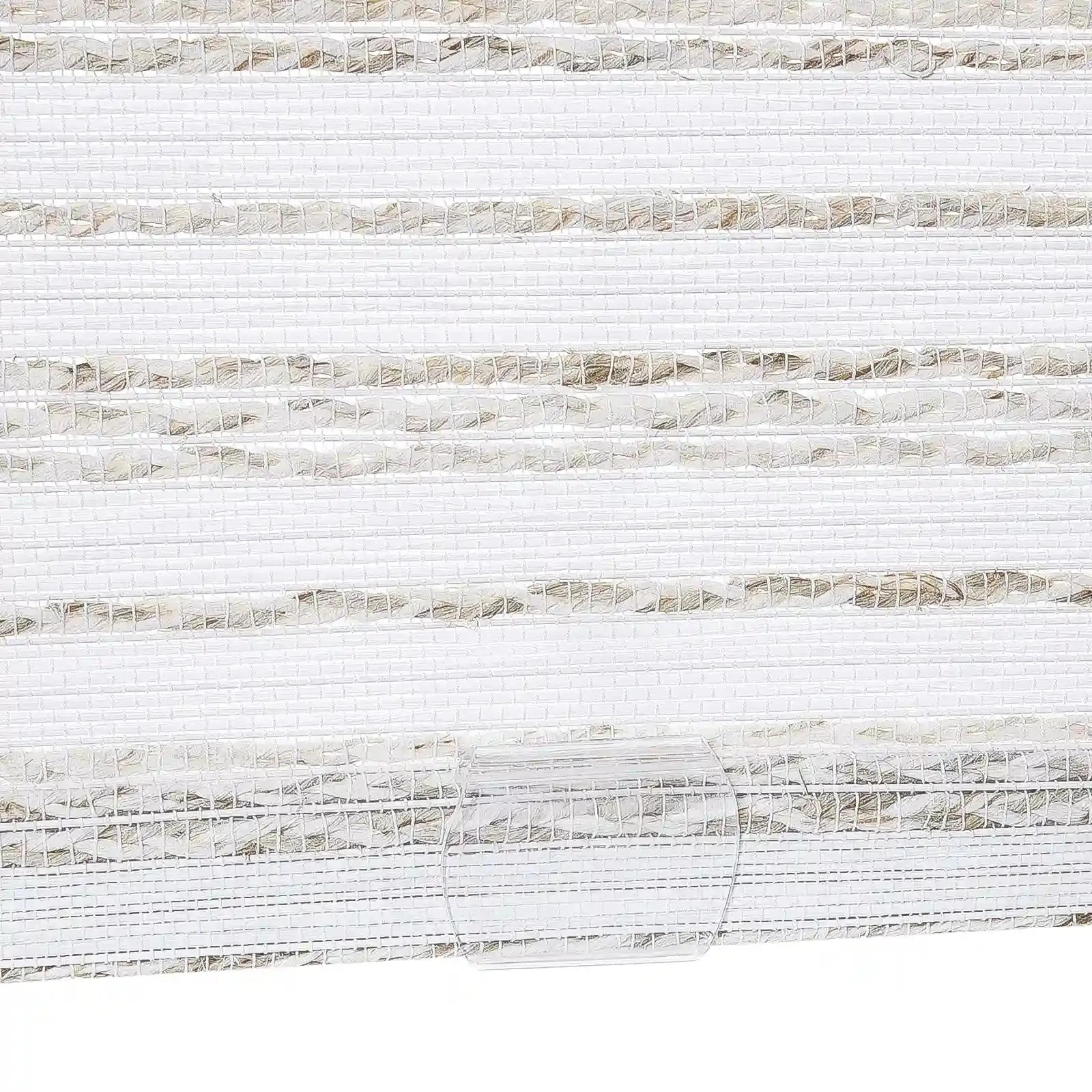 Rae Natural Ramie Flax Woven Wood Shades - Series C -TWOPAGES CURTAINS