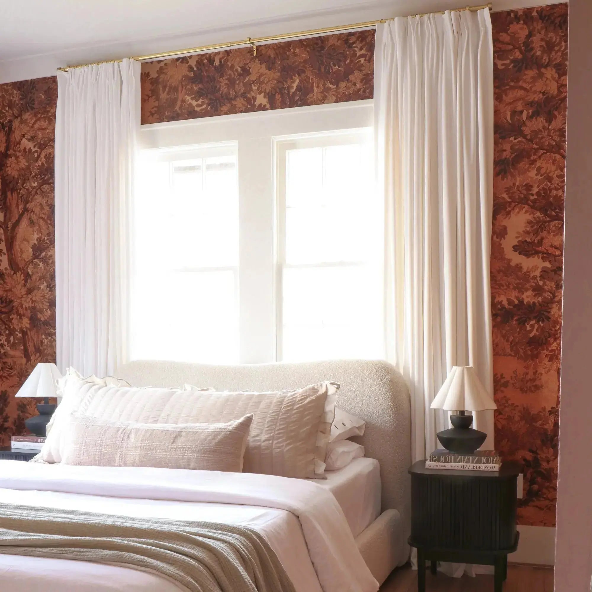 Birkin velvet pleated drapery for elegant insulated room style