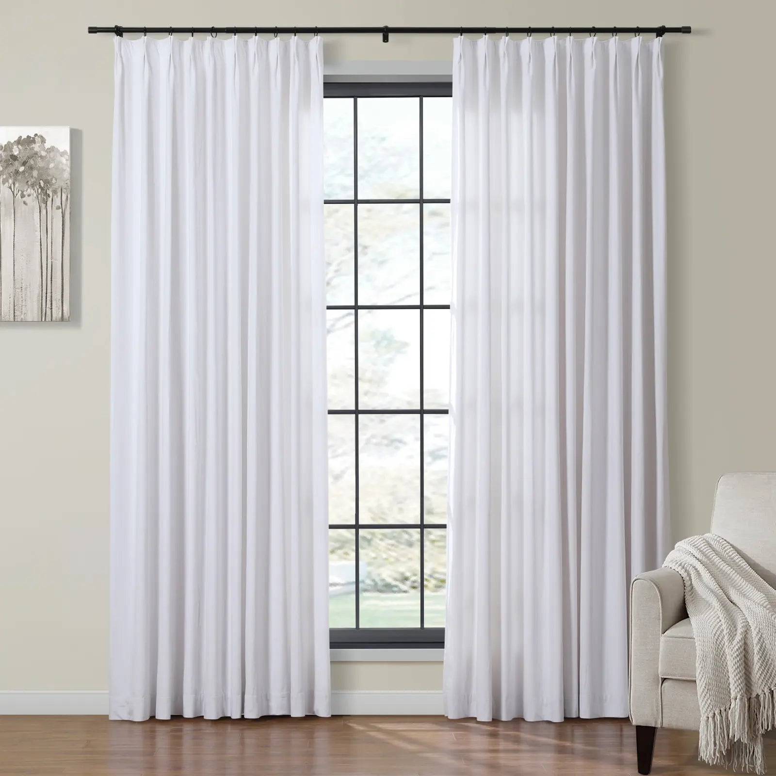 Birkin Velvet Curtain Pleated - TWOPAGES