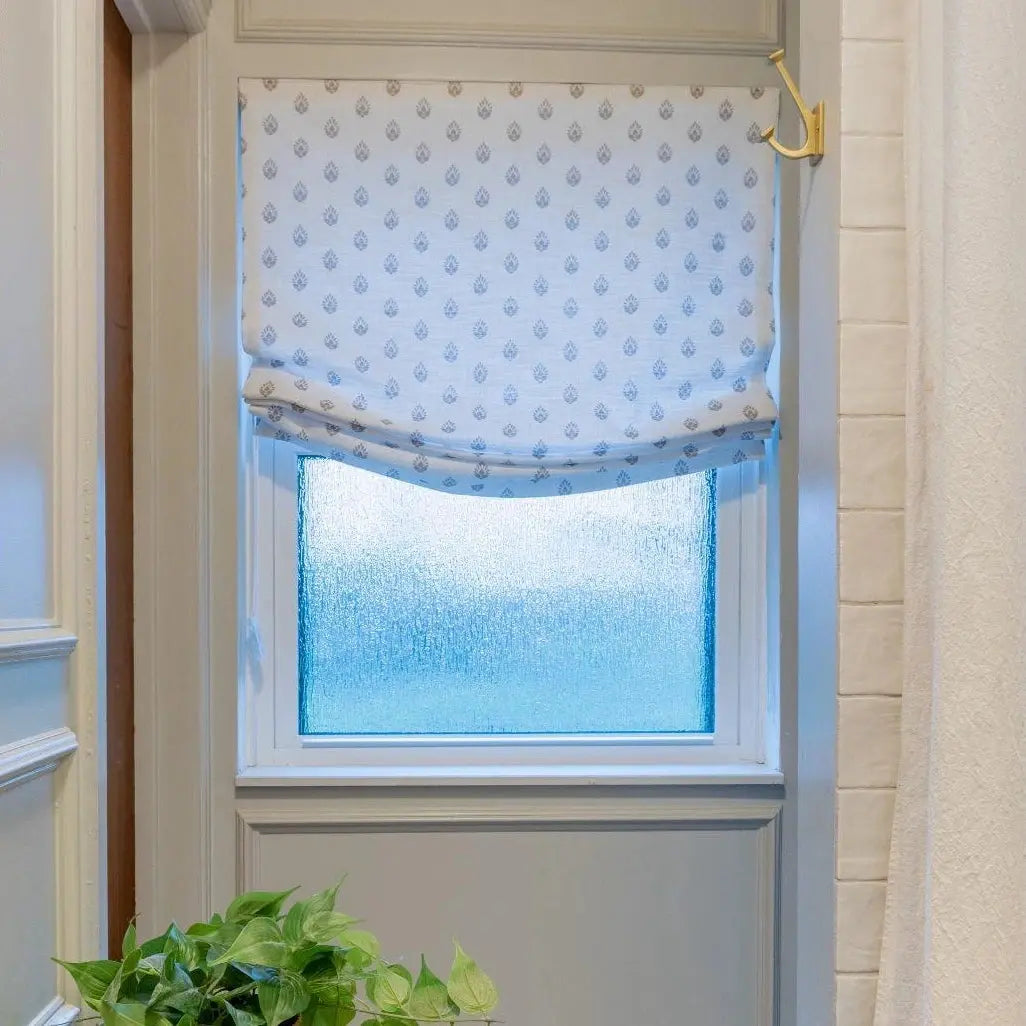 Custom Relaxed Roman Shades Cord Lift- -TWOPAGES