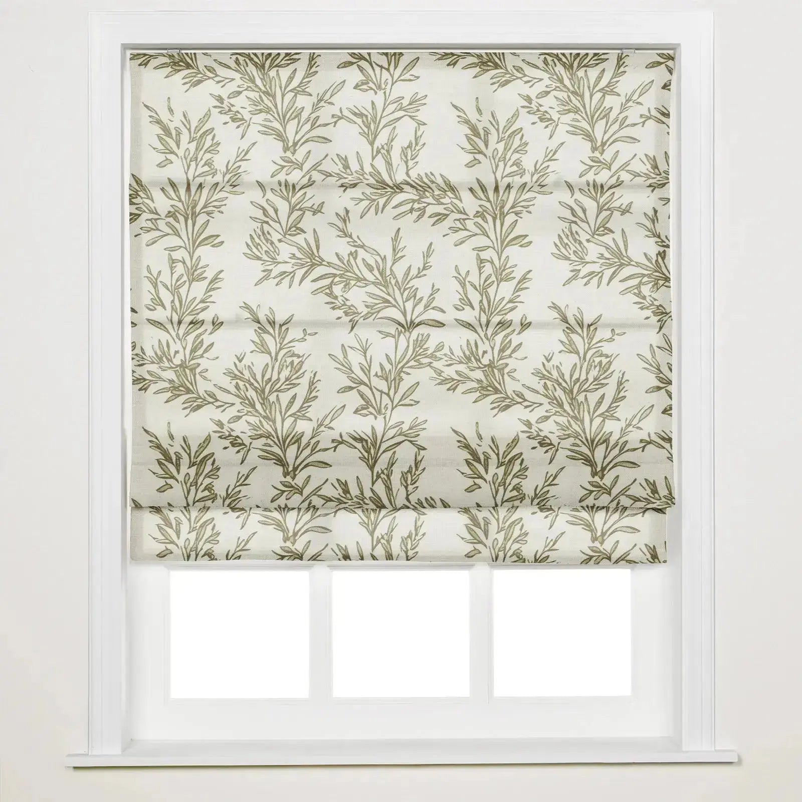 Sara Le Printed Roman Shade Cordless -TWOPAGES