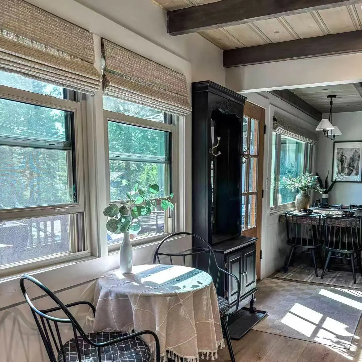 Lay Natural Jute Bamboo Woven Shade - Straw- -TWOPAGES CURTAINS