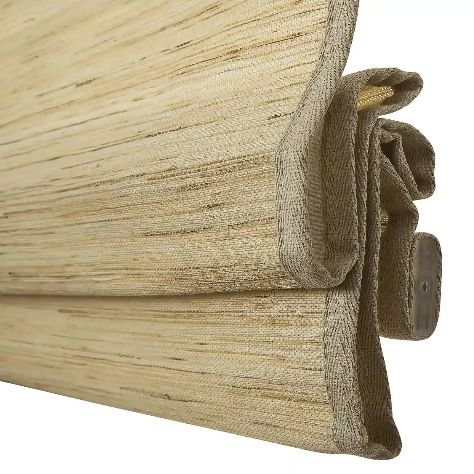 Rae Natural Ramie Jute Woven Wood Shades - Series M -TWOPAGES CURTAINS