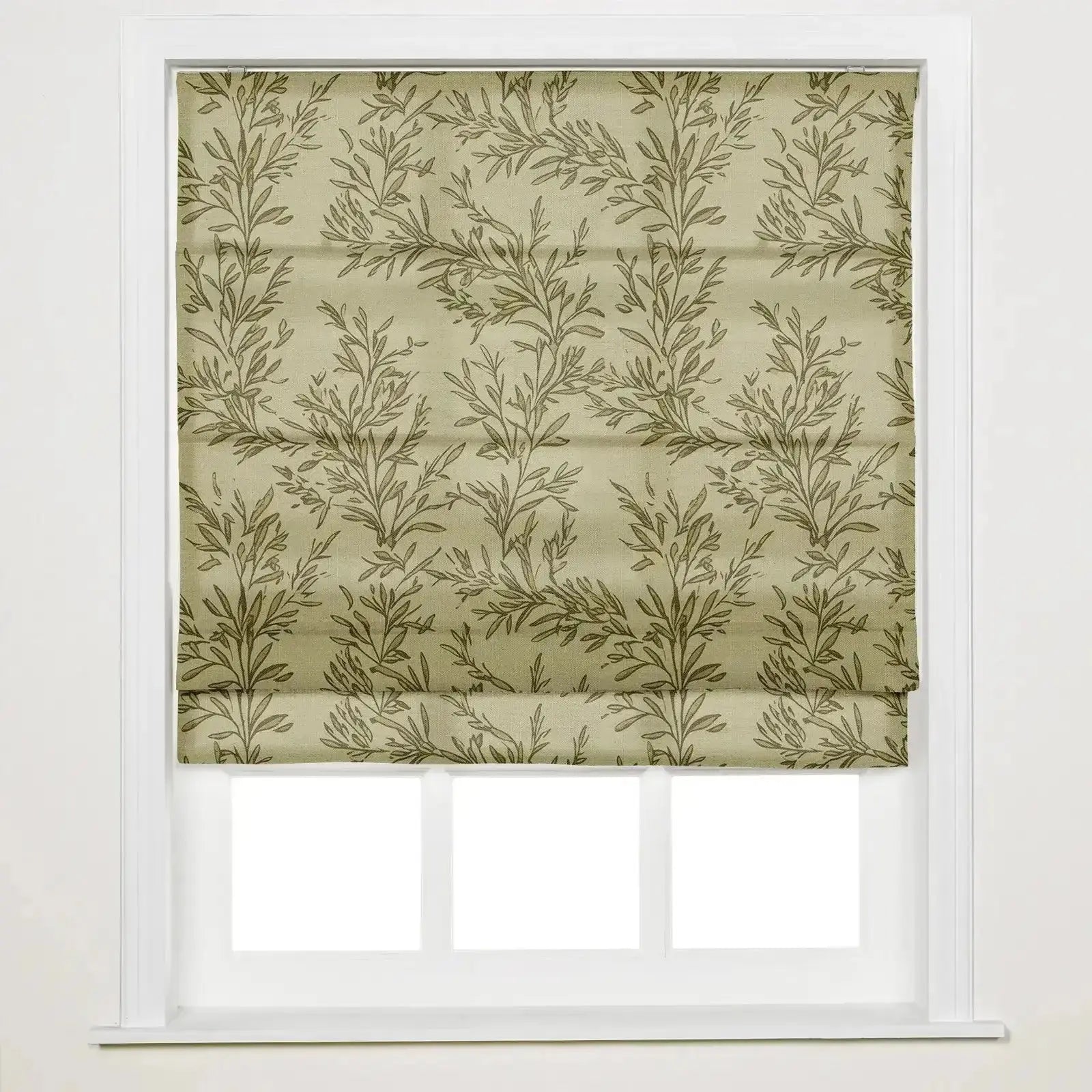 Sara Le Printed Roman Shade Cordless -TWOPAGES