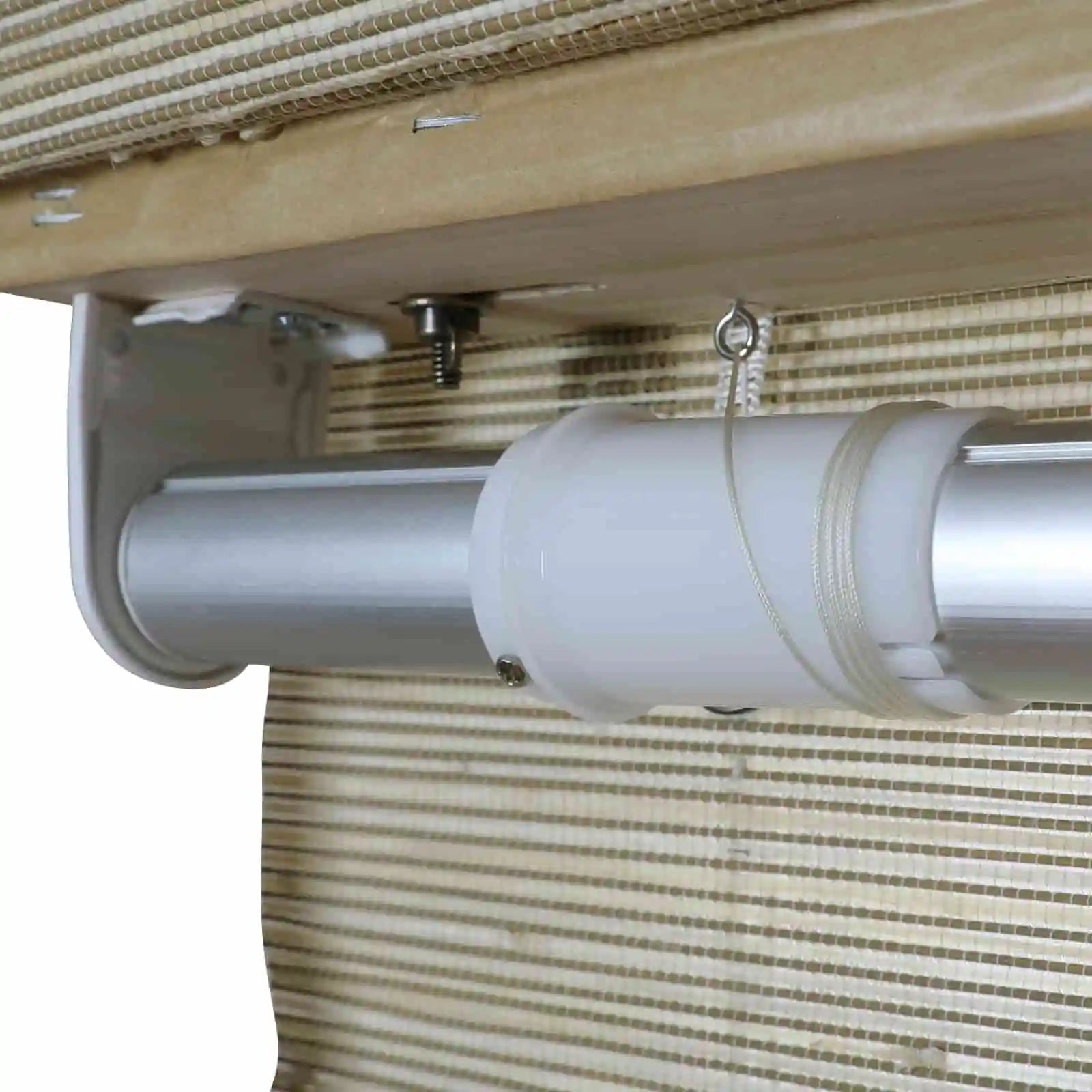 Motorized Window Shades Bamboo Woven