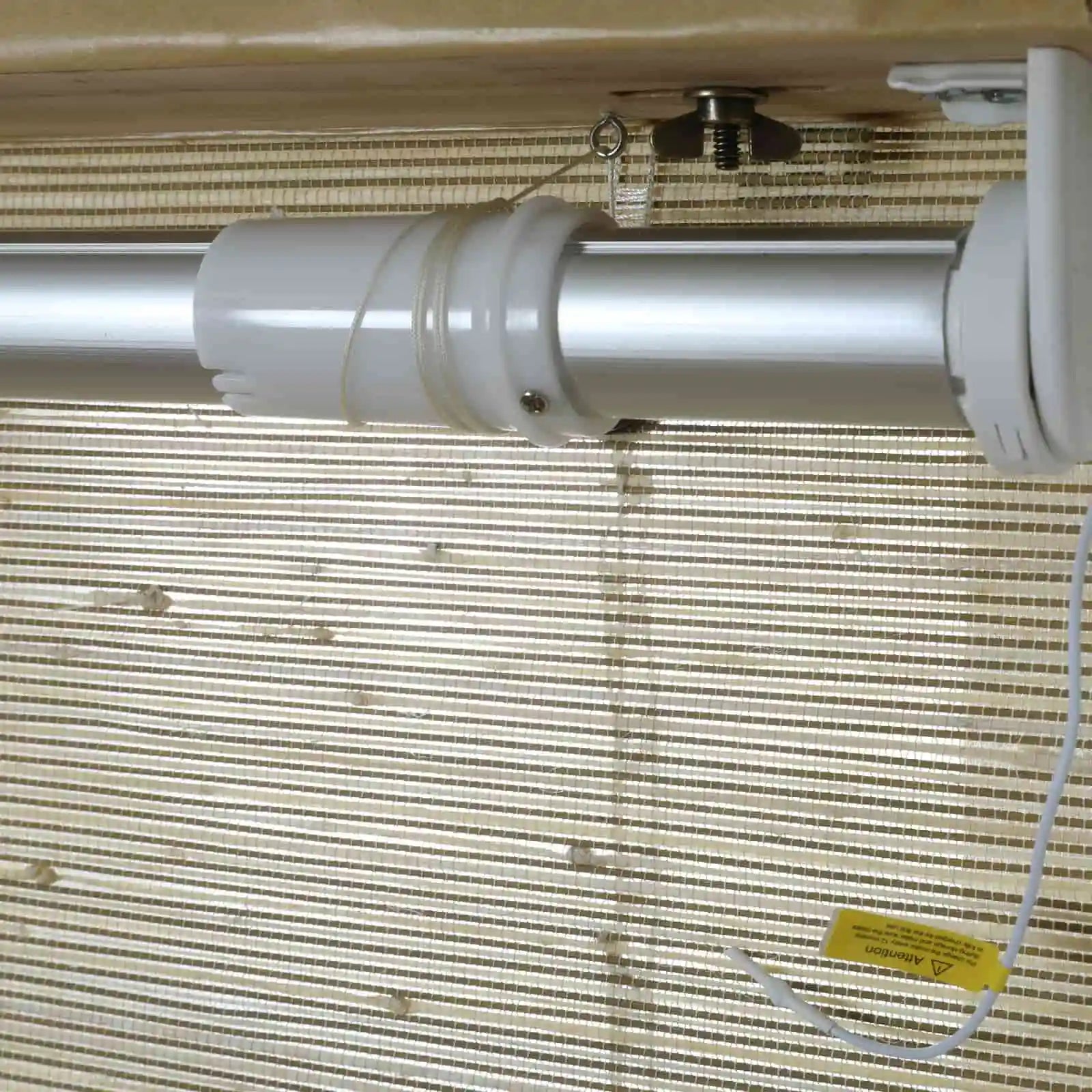 Motorized Window Shades Bamboo Woven