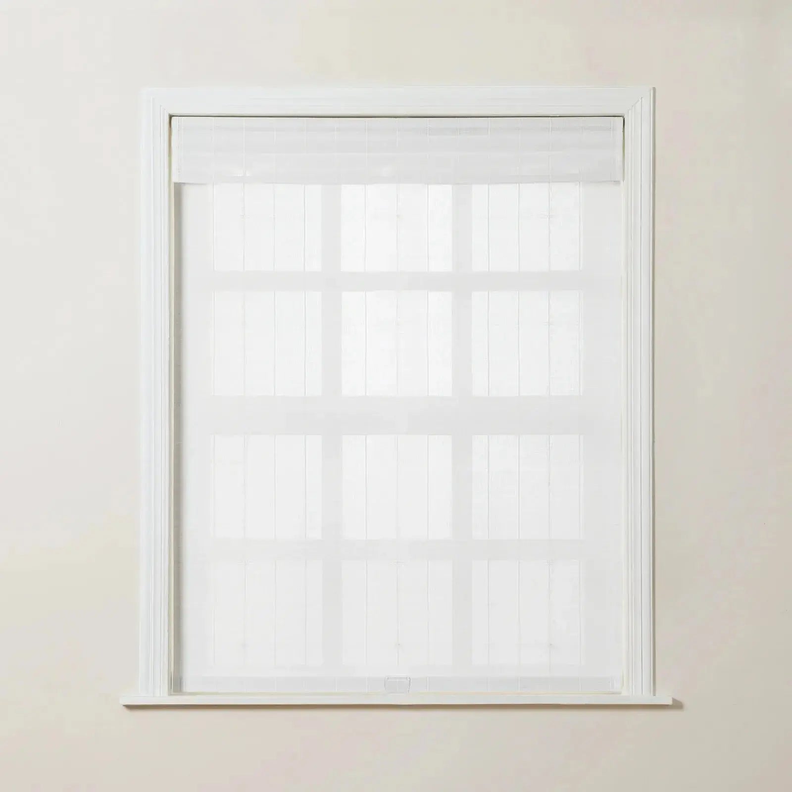 Sybil Bamboo Roman Shade - White TWOPAGES CURTAINS