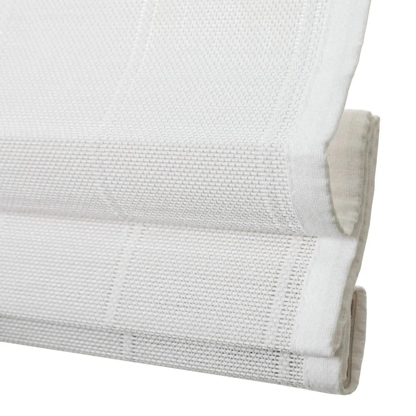 Sybil Bamboo Roman Shade - White TWOPAGES CURTAINS