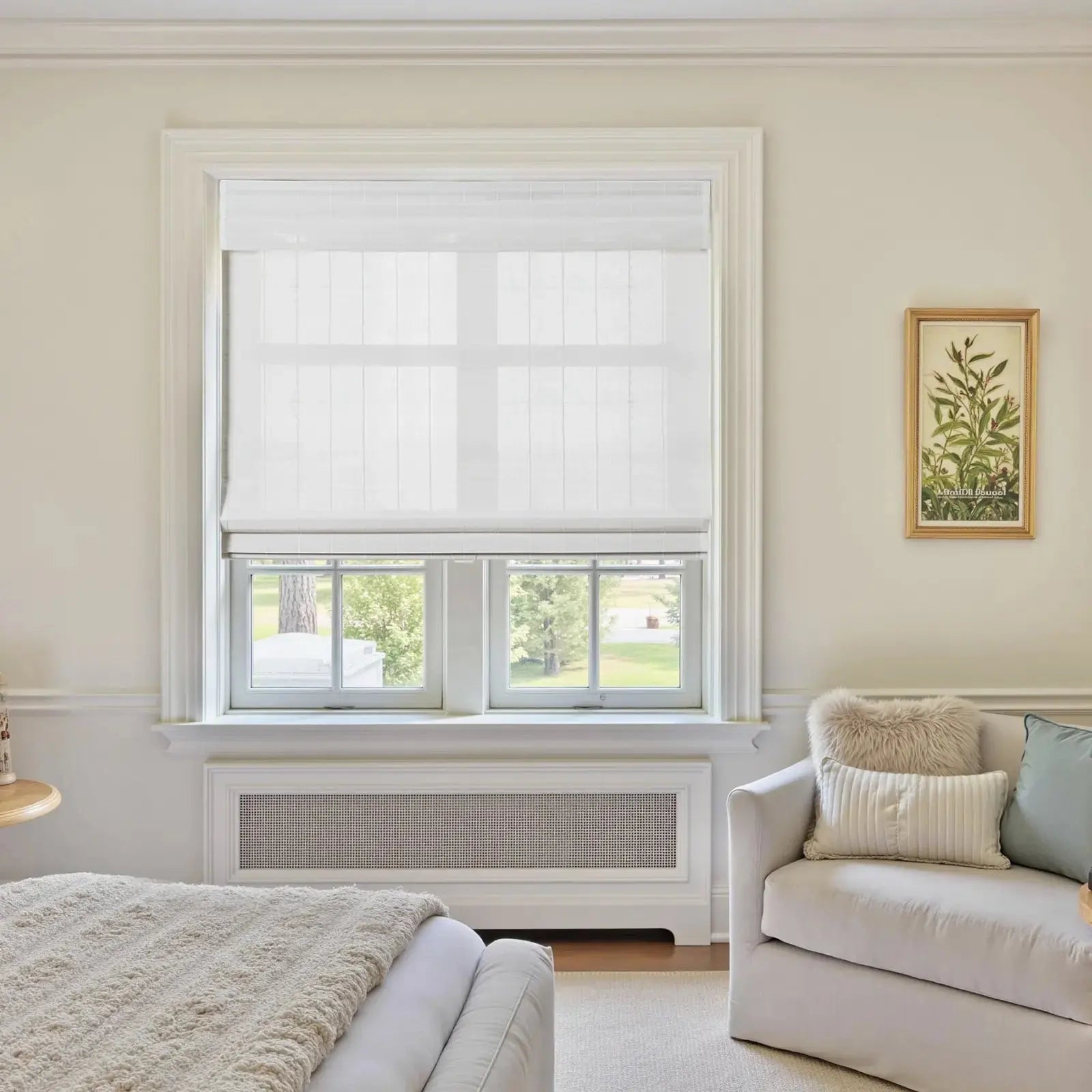 Sybil Bamboo Roman Shade Cordless -TWOPAGES CURTAINS