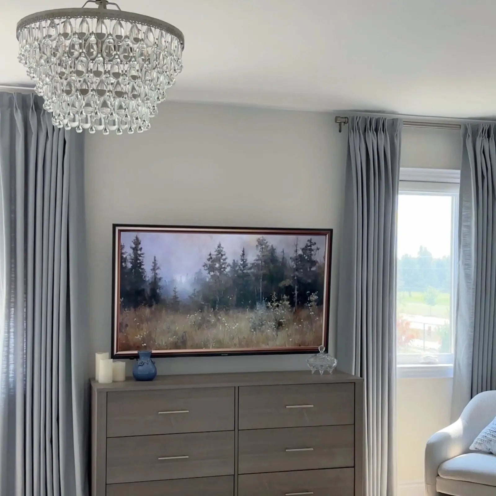 Isabella heavyweight cotton pleated drapery for elegant insulated interiors