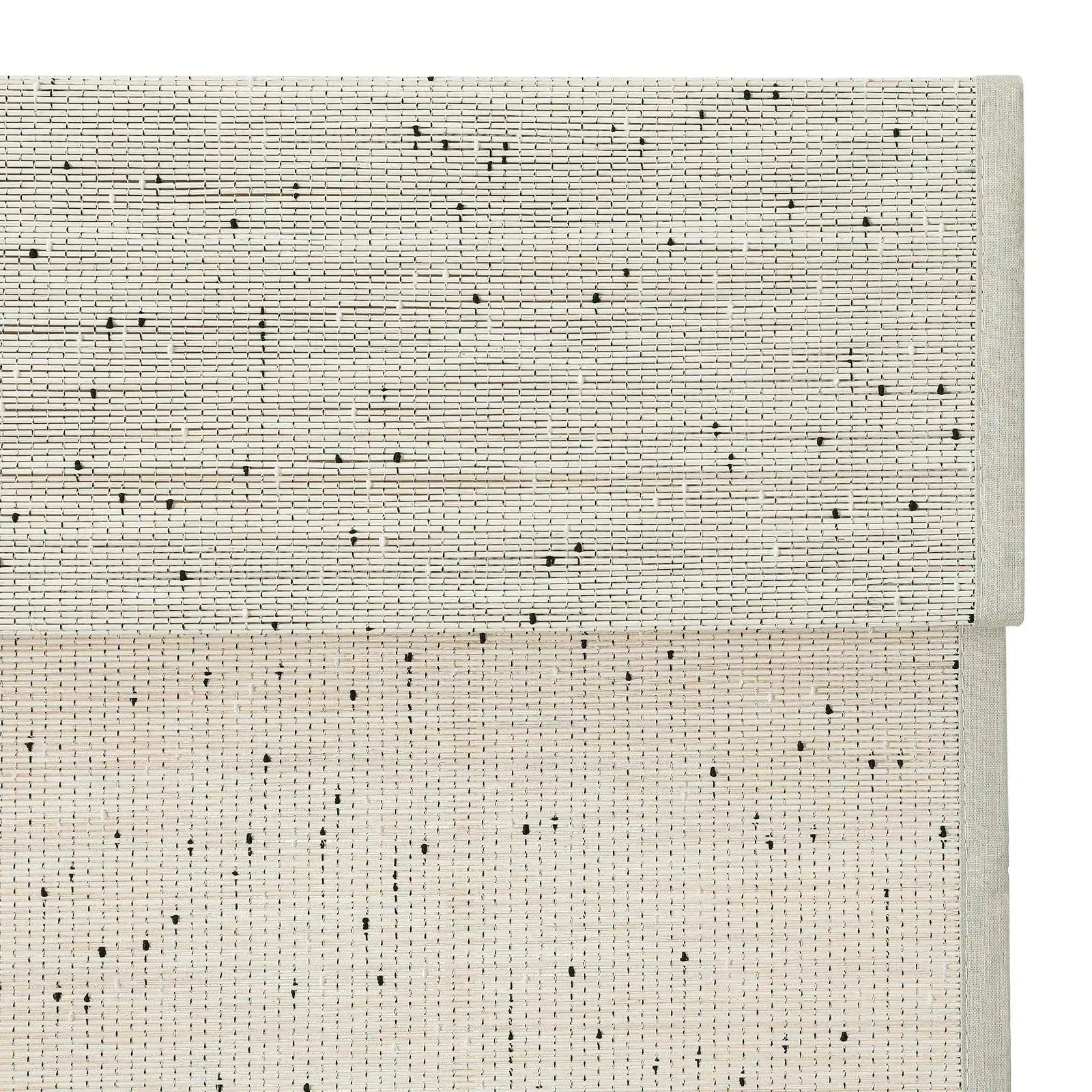 Sybil Bamboo Roman Shade- Winter White TWOPAGES CURTAINS