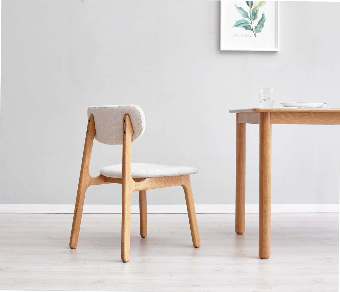 YesWood Utility Series Stackable Solid Wood Stools - 4-Pack&Beige Finish