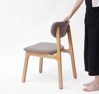 YesWood Utility Series Stackable Solid Wood Stools - 4-Pack&Beige Finish