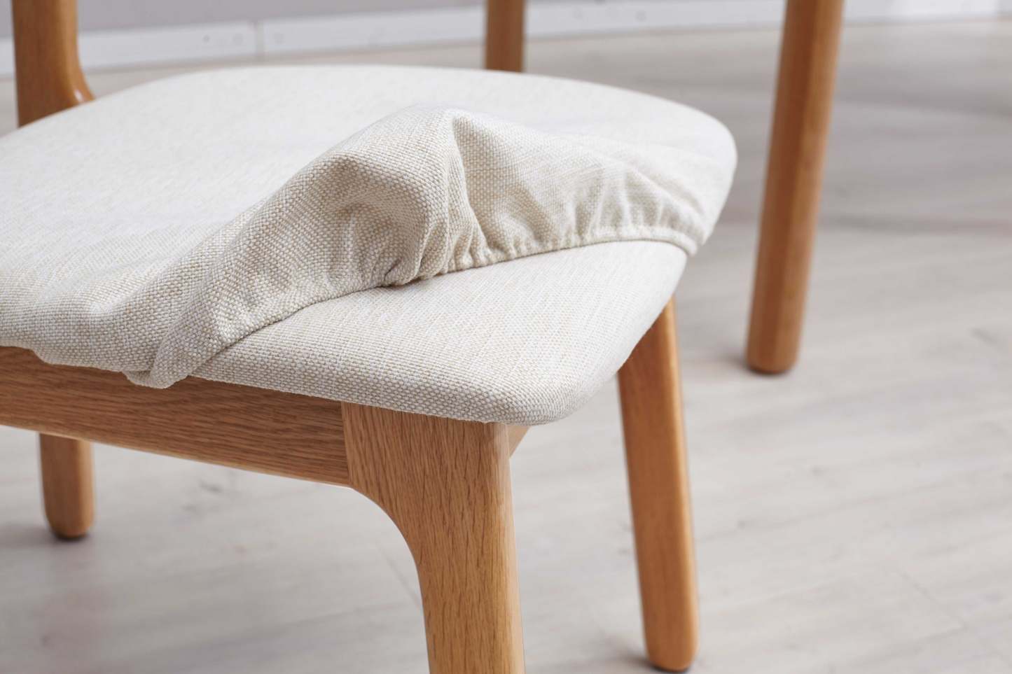 YesWood Utility Series Stackable Solid Wood Stools - 4-Pack&Beige Finish