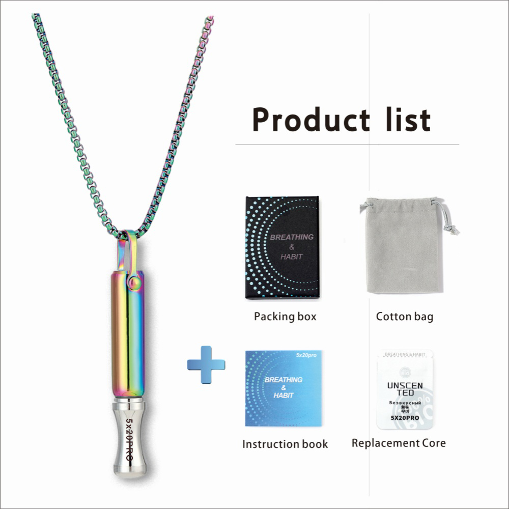 Breathing Filter Pendant Necklace