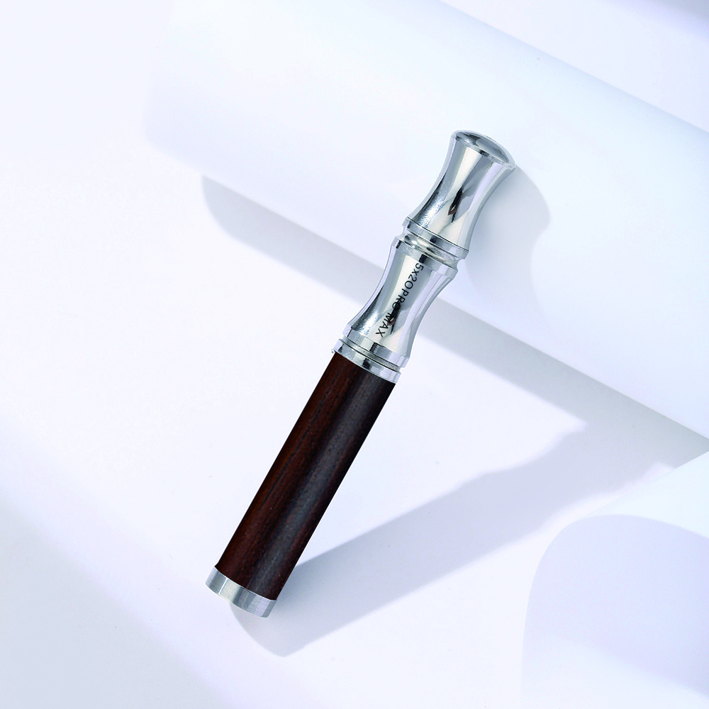 Brazilian Bloodwood & Steel Breath Trainer Pendant