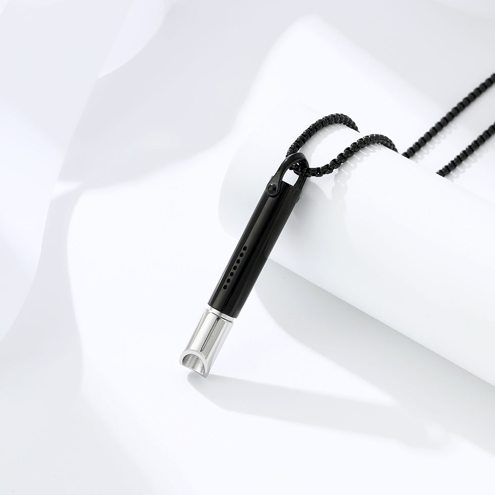 Adjustable Stainless Steel Breathing Necklace