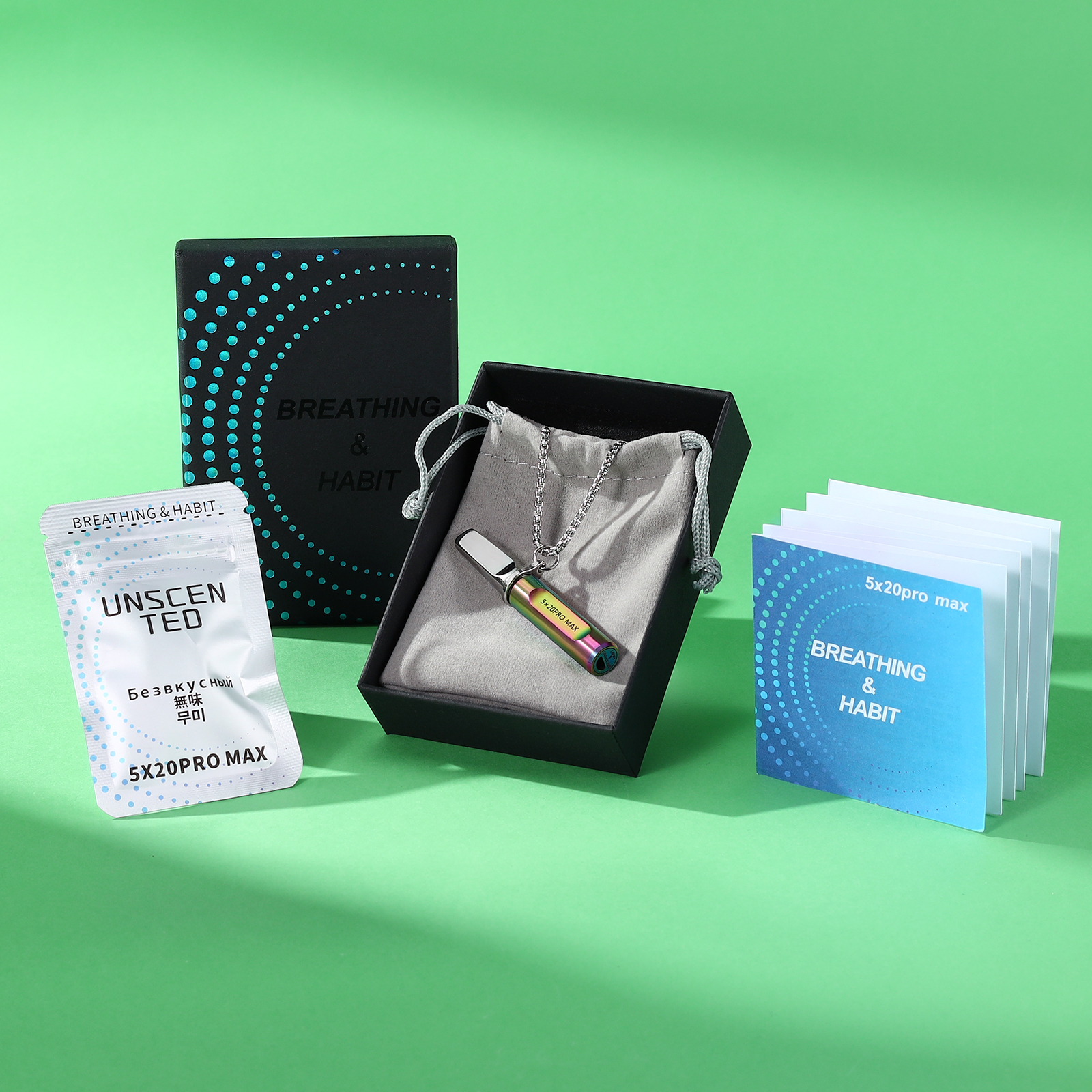 Mindful Breathing Necklace - Calm, Focus & Quit Support