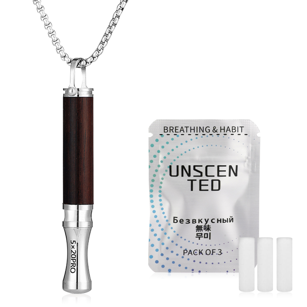 Redwood Breathing Necklace with Filter Cotton