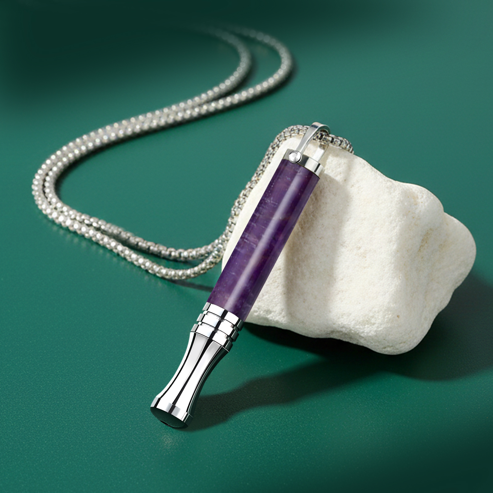 Breathing Necklace Quit Smoking & Anxiety Relief Necklace for Men Women