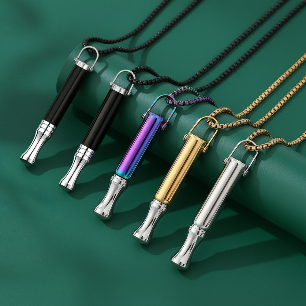 Breathing Filter Pendant Necklace