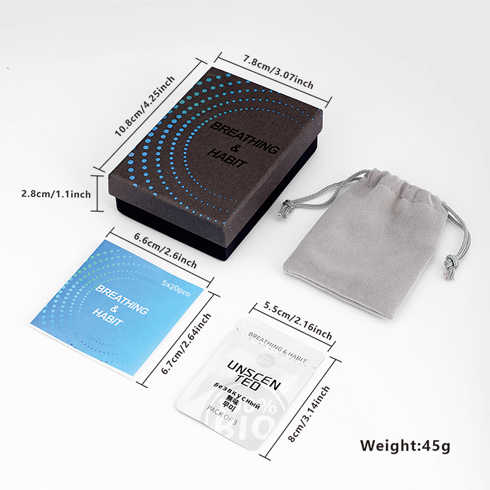 Sleek Stainless Steel Breathing Trainer Necklace