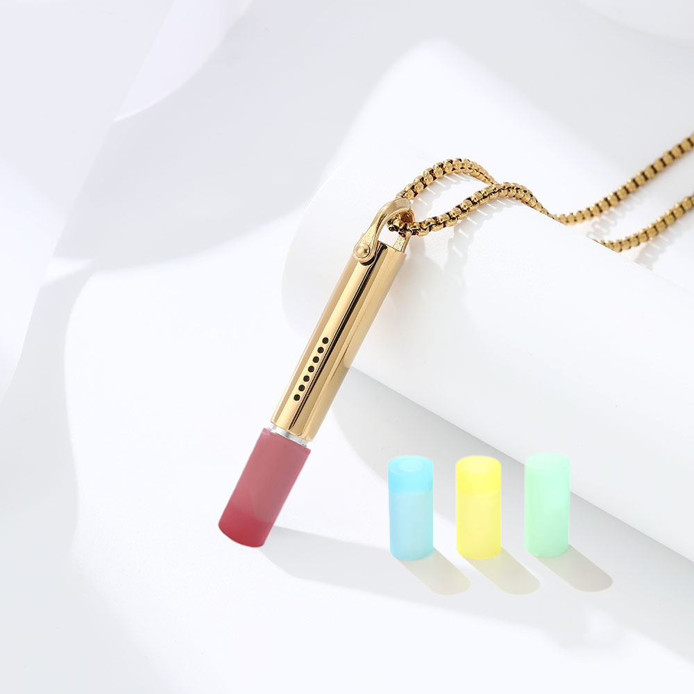 Adjustable Stainless Steel Breathing Necklace