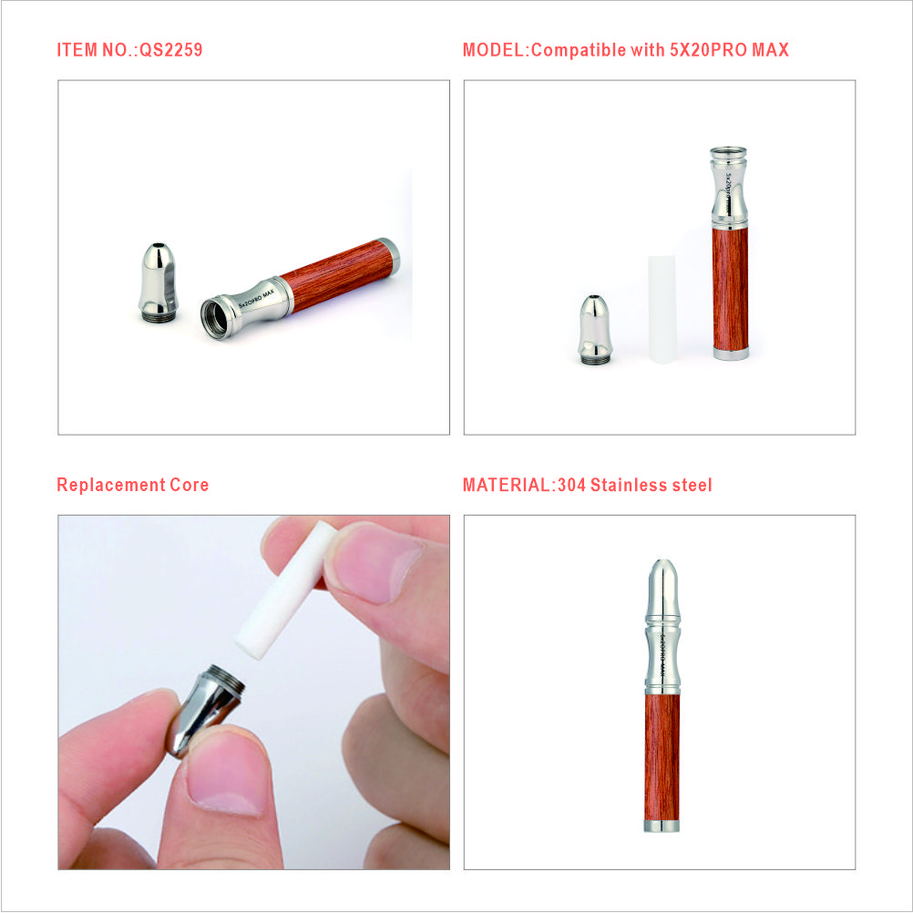 Anti-Stress Breathing Necklace with Precious Wood Pendant