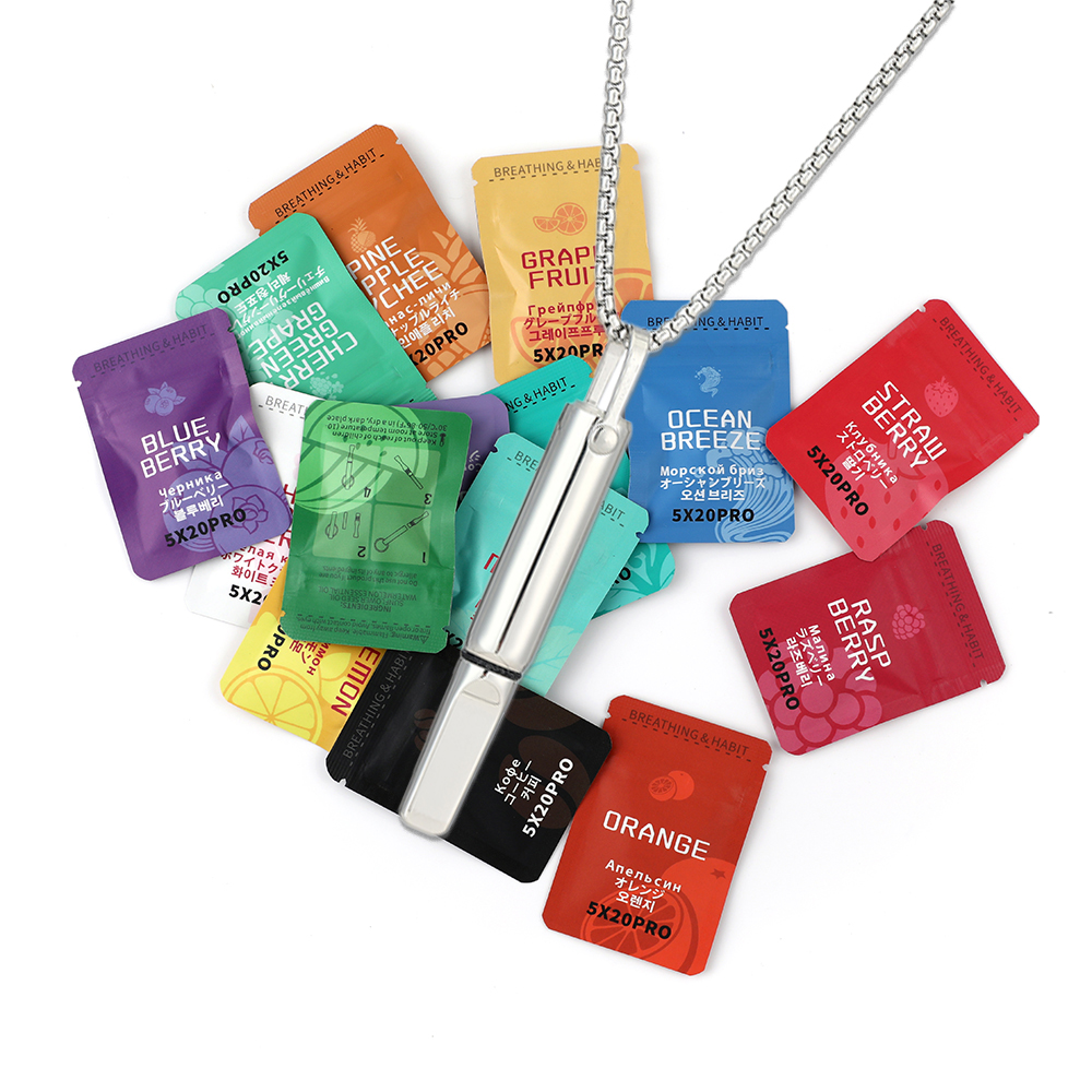 Minimalist Stainless Steel Flat Mouth Breathing Necklace