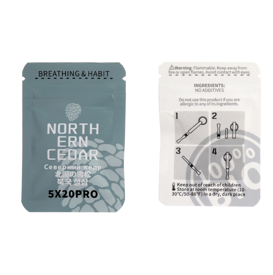 5*20 PRO Breathing Necklace Replacement Cotton Wicks – 18 Flavors, 3 Sticks per Pack