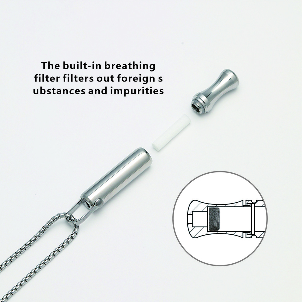 Breathing Filter Pendant Necklace