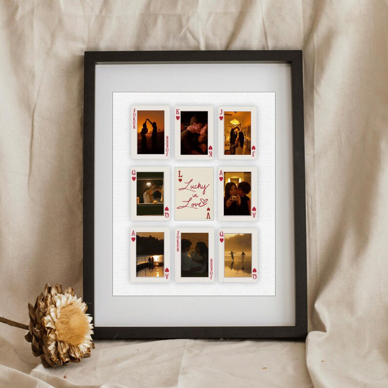 Custom Photo Playing Cards Frame