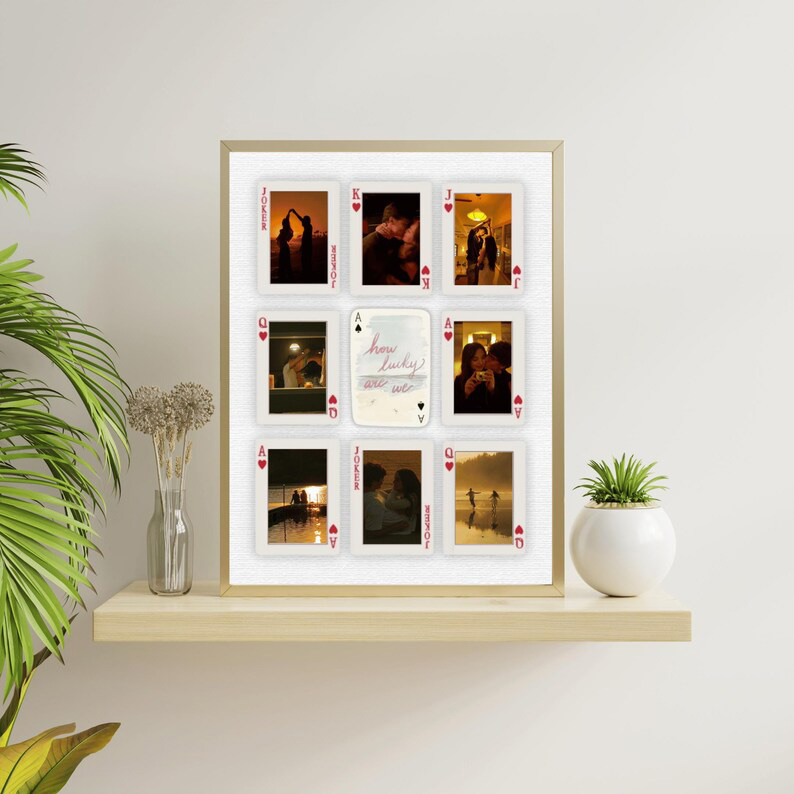 Custom Photo Playing Cards Frame