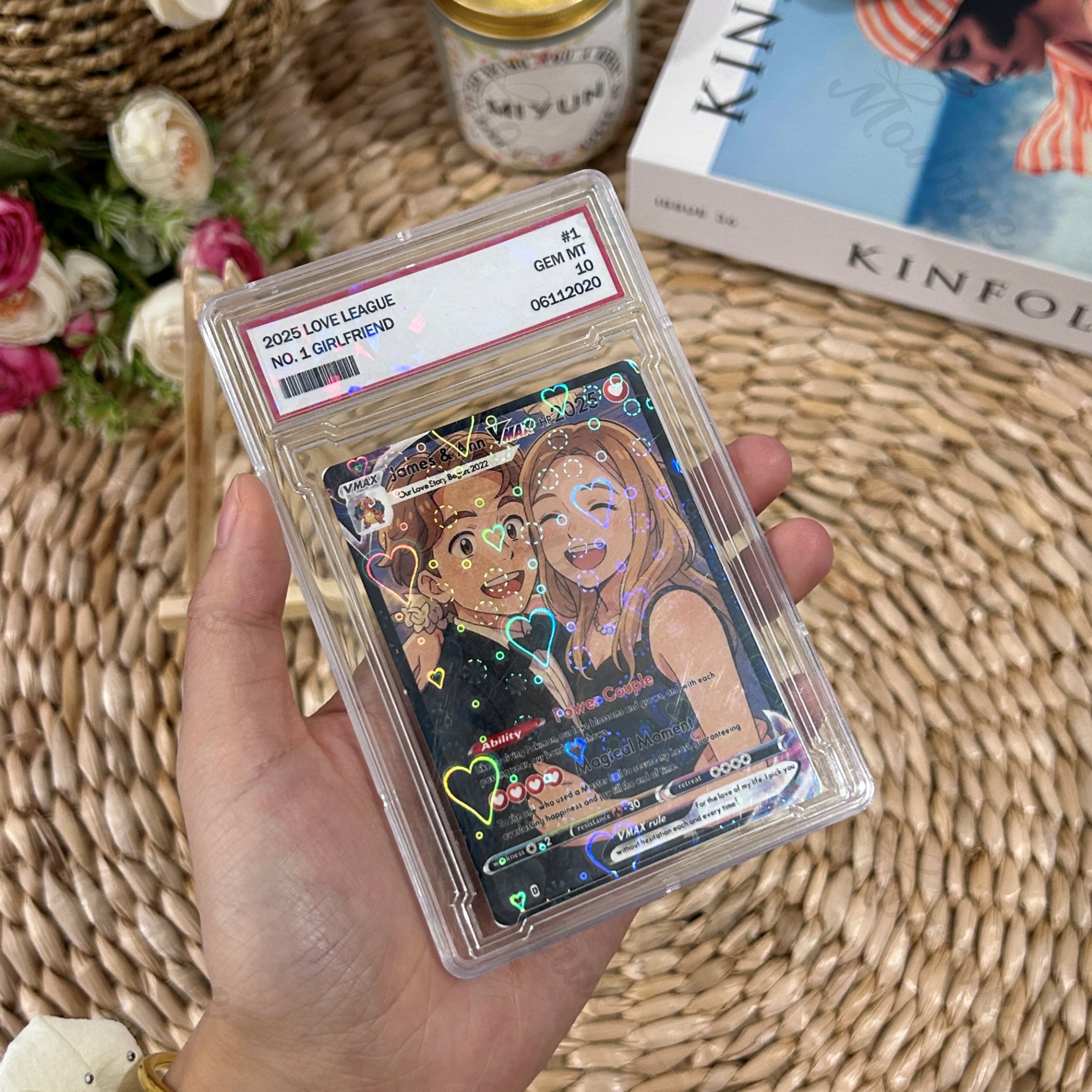 Personalized Photo Anime VMAX Card