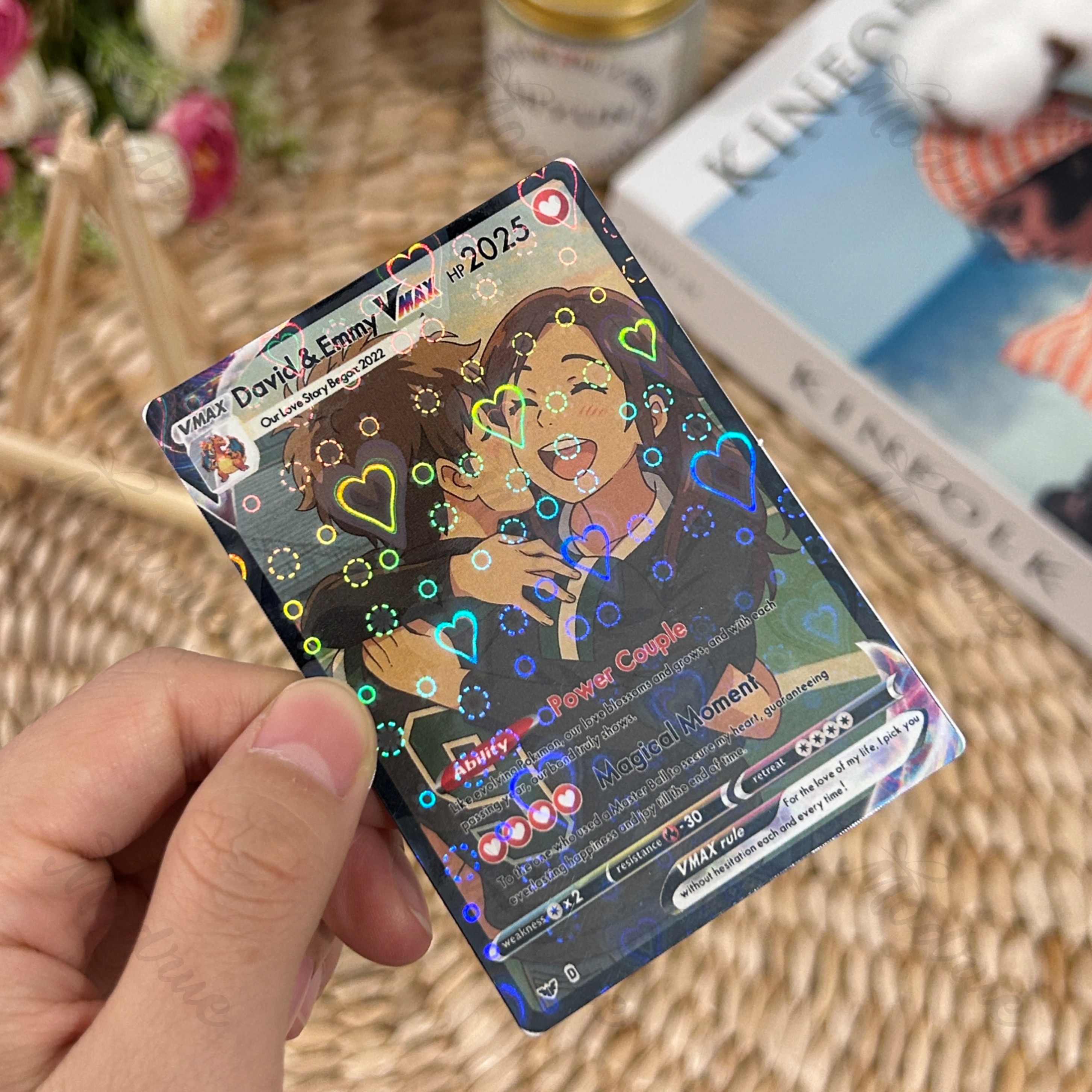 Personalized Photo Anime VMAX Card