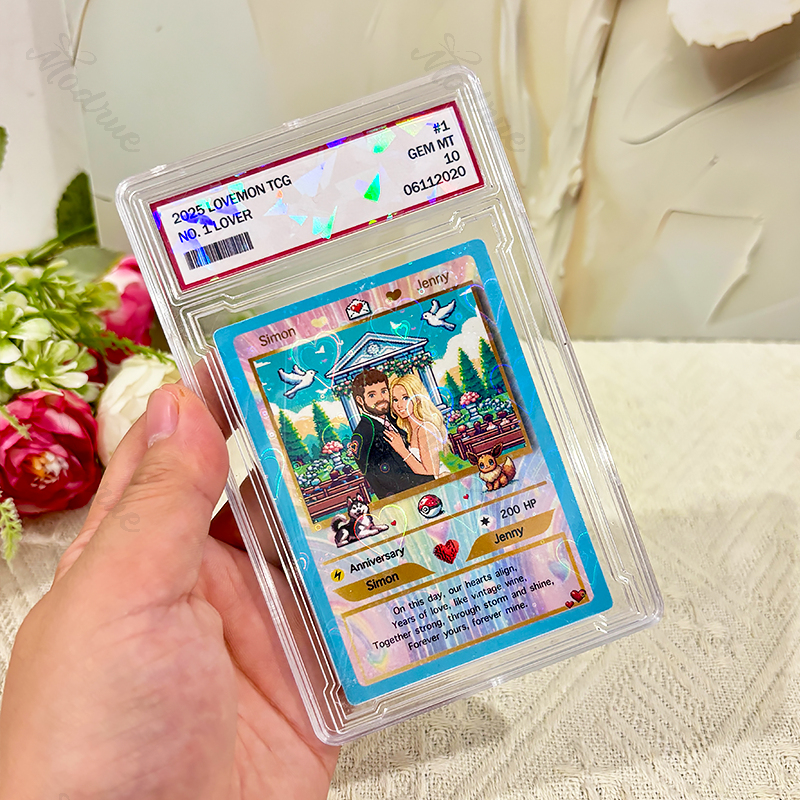 Personalized Pixel Art Themed Card