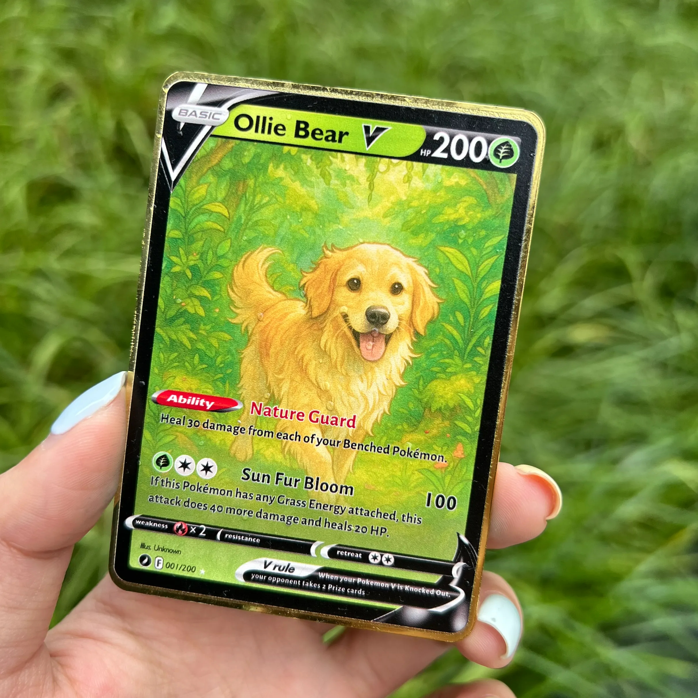 Custom Anime Pet Multiple Attributes Petmon V Card