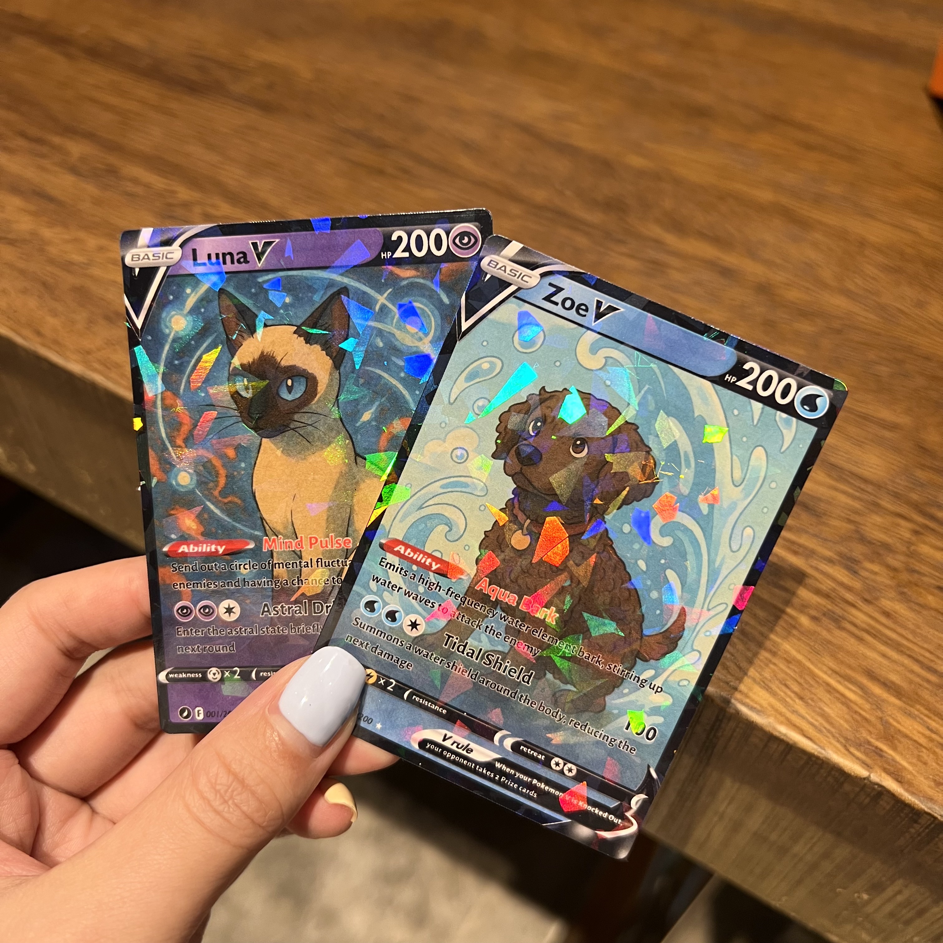 Custom Anime Pet Multiple Attributes Petmon V Card