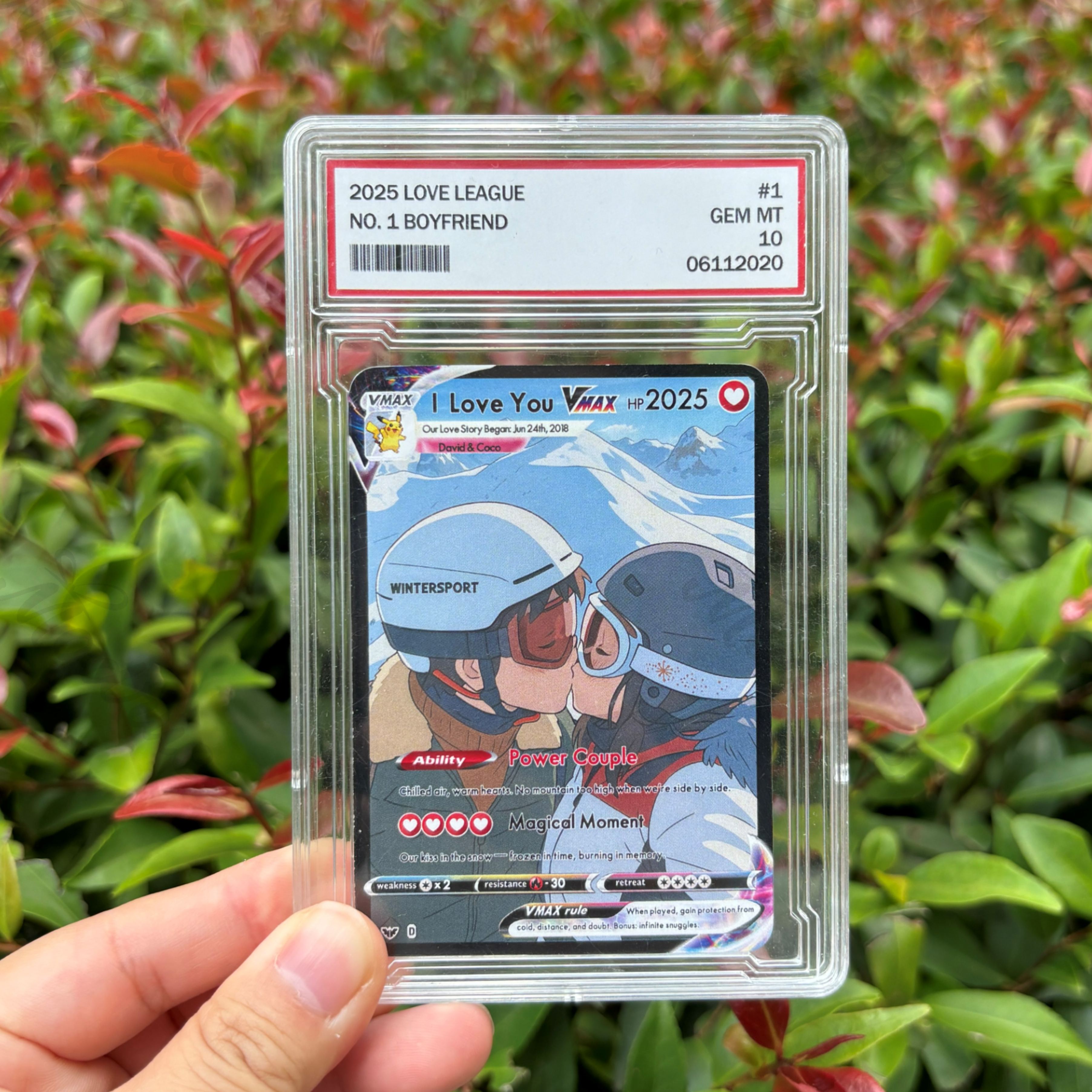 Personalized Photo Anime VMAX Card