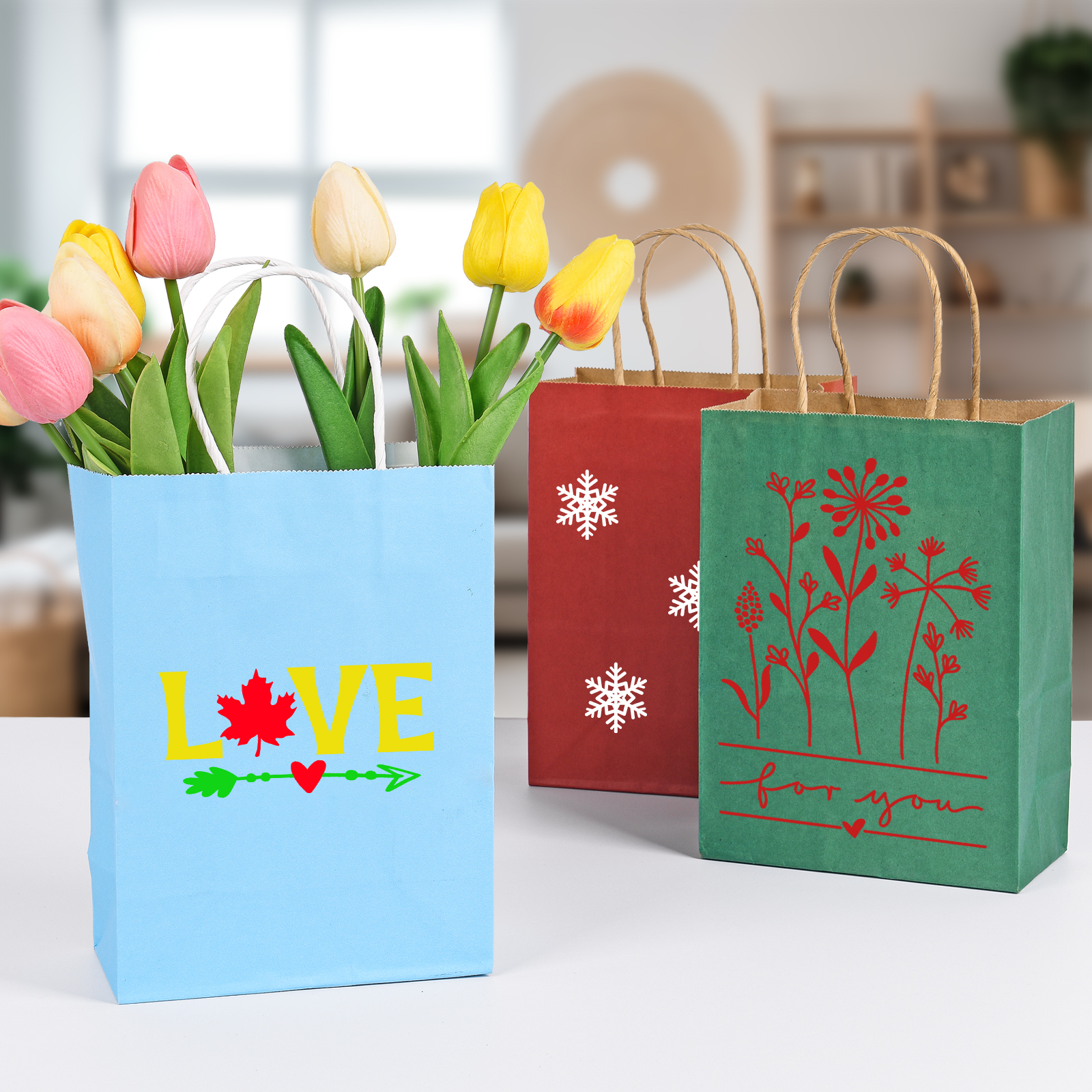 Bolthy MINI Black Kraft Paper Bags Small 25 PCS 5.91 x 3.15 x 8.26 inches(14x8x20cm) Small Kraft Paper Gift Bags with Handles Bulk Shopping Bags, Retail Bags, Merchandise Bags, Party Favor Bags