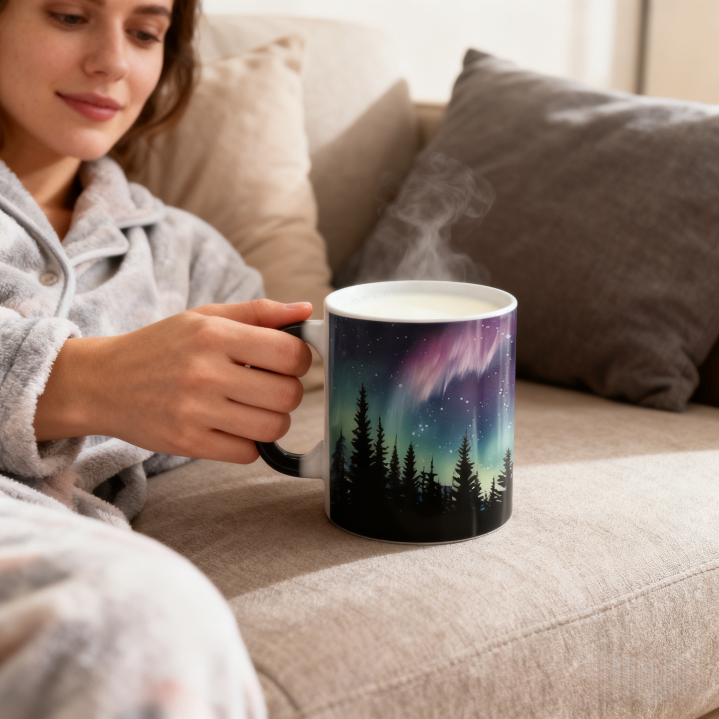 Northern Lights Color-Changing Mug