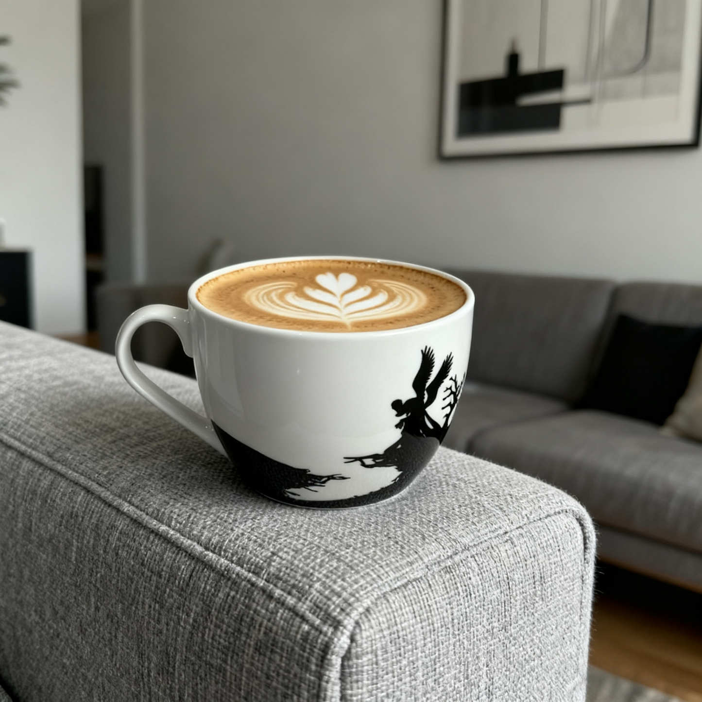 Hand-Painted Peverell Brothers Mug