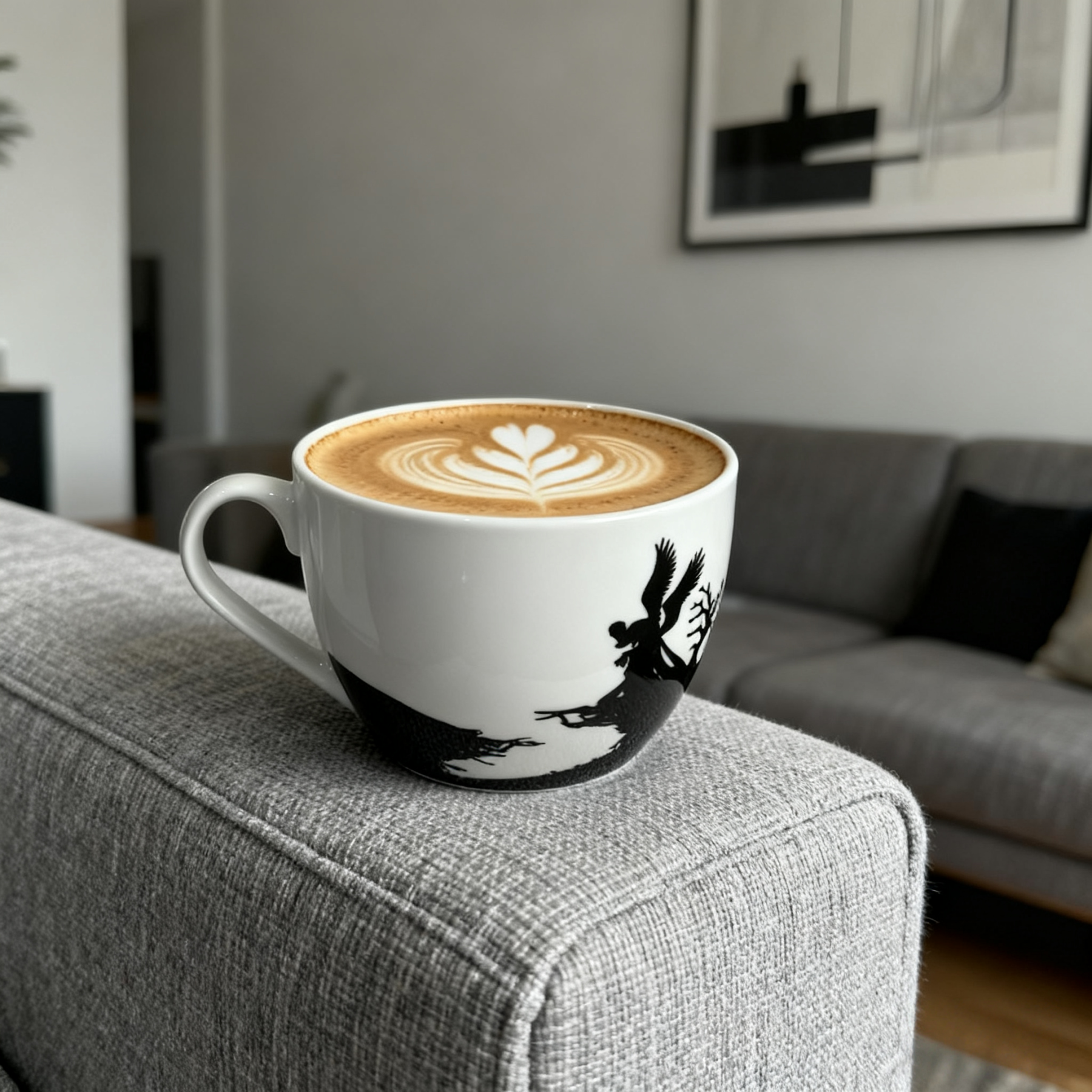 Hand-Painted Peverell Brothers Mug