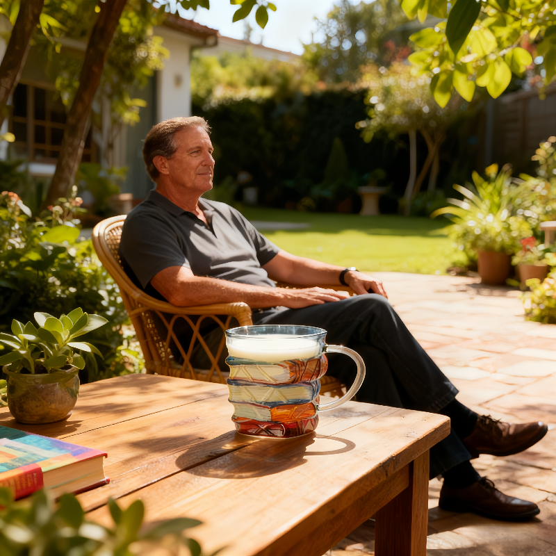 Manually painted novelty book mug