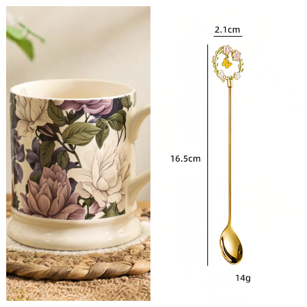 Floral Vintage Mug